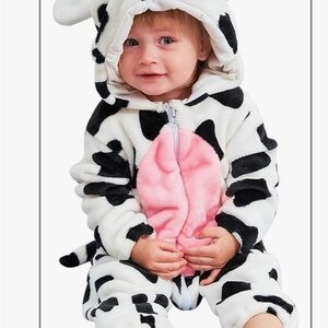 Adorable Cow Print Costume